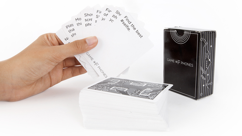 Illustration for article titled A Card Game That Requires You To Keep Your Phone Out Is Genius